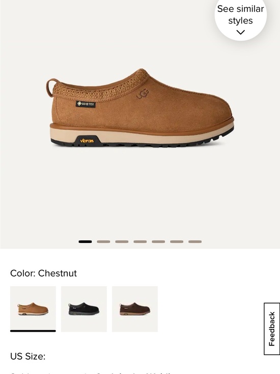 UGG Men\'s Chestnut Slip-On Gore-Tex Vibram